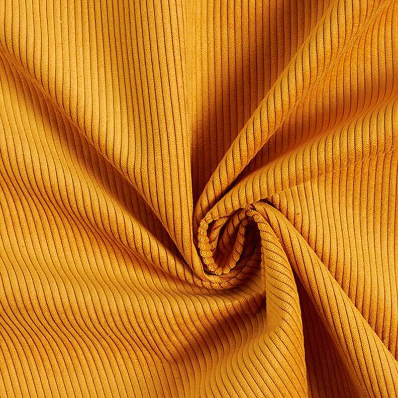 Tissu de revêtement aspect côtelé Fjord – moutarde,  image number 1