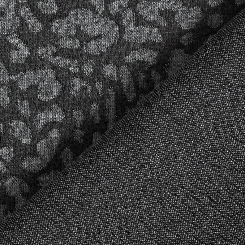 Maille jacquard léopard – gris clair/gris foncé,  image number 5