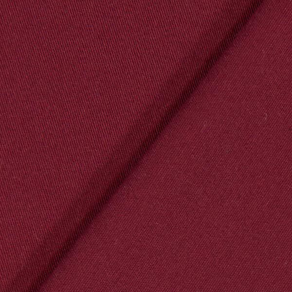 Tissu croisé en coton stretch – rouge bordeaux,  image number 3