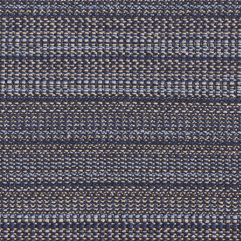 Tissu pour manteau Fil scintillant texturé – bleu nuit/dune,  image number 1