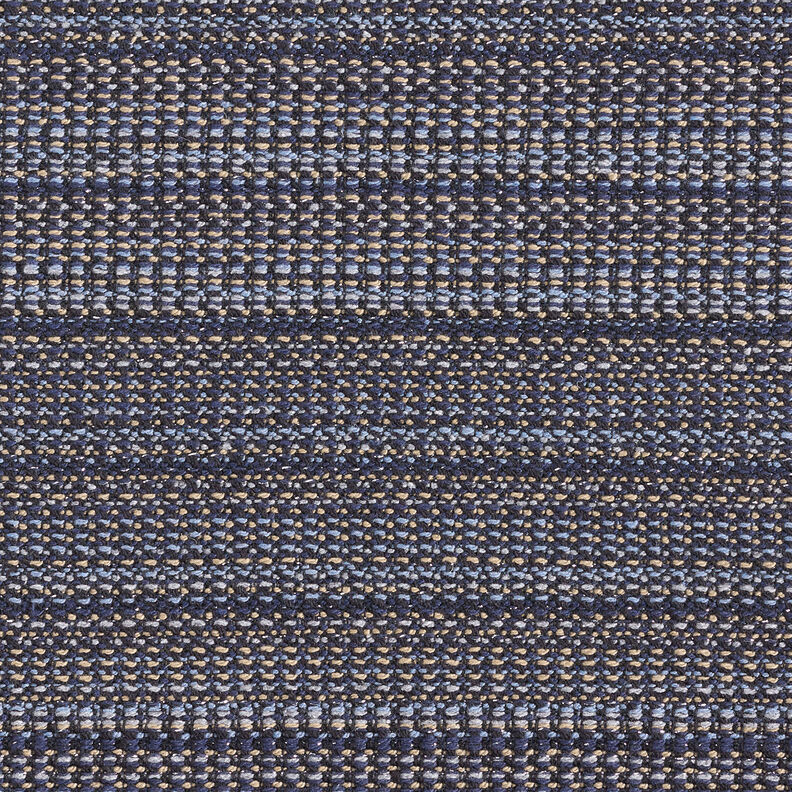 Tissu pour manteau Fil scintillant texturé – bleu nuit/dune,  image number 1