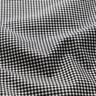 Tissu pour chemise à petits carreaux – noir/blanc,  thumbnail number 2