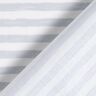 Tissu en coton Cretonne rayures décontractées – gris clair/blanc,  thumbnail number 4