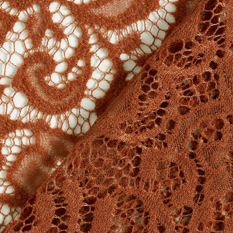 Bouclé Dentelle florale – cuivre,  image number 4
