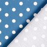Popeline coton Grands pois – bleu jean/blanc,  thumbnail number 6