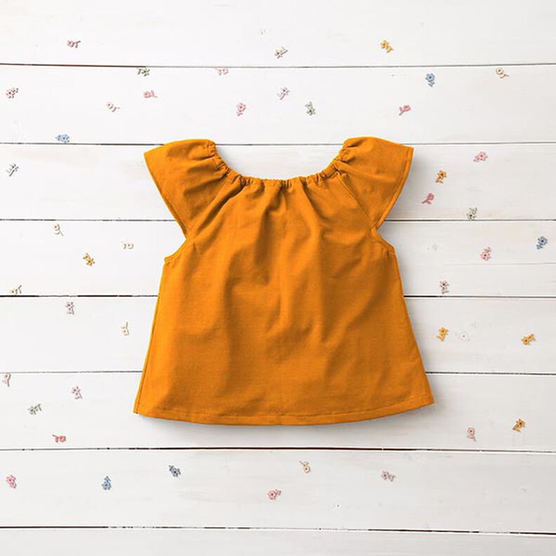 Jersey coton Medium uni – orange,  image number 7
