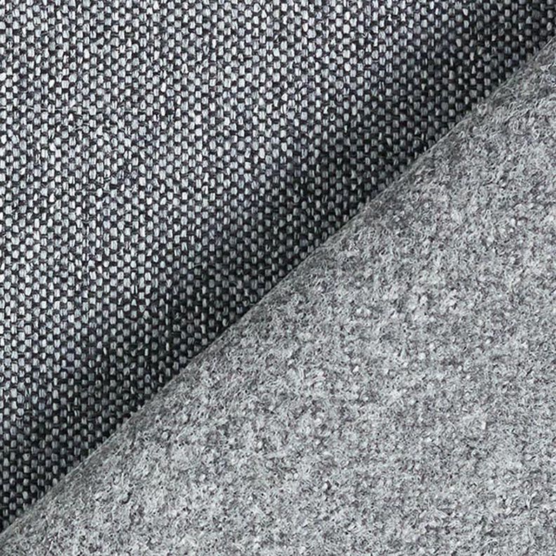 Tissu d’ameublement subtilement chiné – anthracite,  image number 3