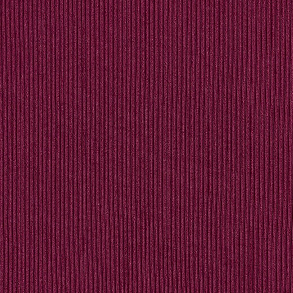 Jersey côtelé uni – rouge bordeaux,  image number 1