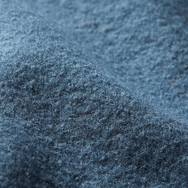 Loden de laine foulé – bleu jean,  image number 2