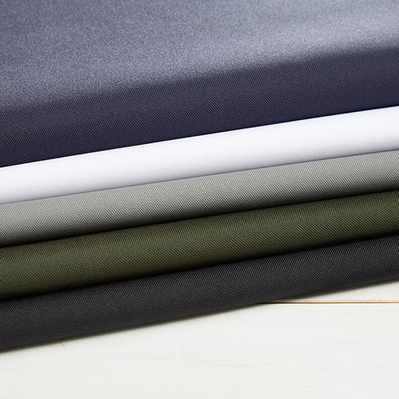 Tissu d’extérieur Panama Uni – bleu marine,  image number 6