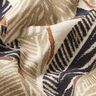 Tissu de décoration Semi-panama Feuilles entrelacées – nature/kaki clair,  thumbnail number 2
