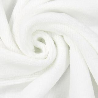 Tissu éponge Bambou  – blanc, 