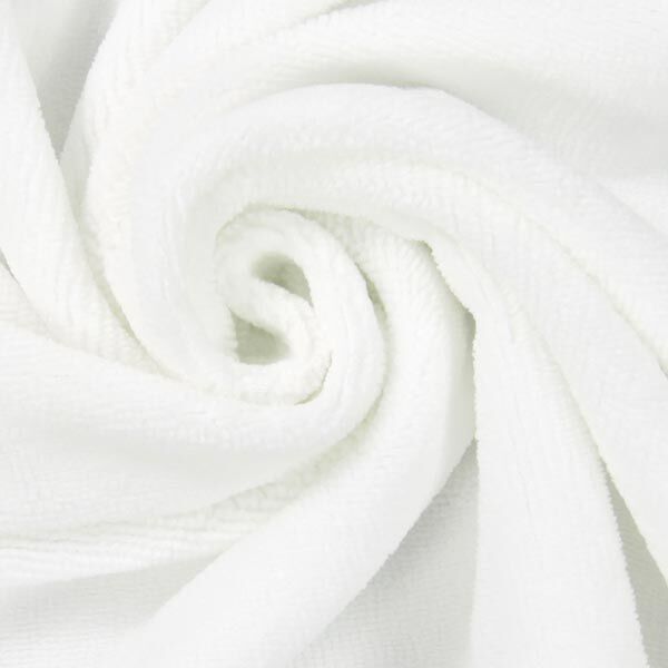 Tissu éponge Bambou  – blanc – Échantillon,  image number 2