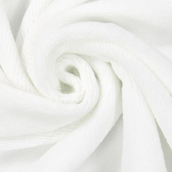 Tissu éponge Bambou – blanc – Échantillon, image number 2