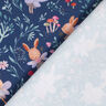 GOTS Jersey coton Fées lapins Impression numérique – bleu marine,  thumbnail number 4