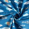 Tissu en coton Cretonne Poisson abstrait – bleu,  thumbnail number 3