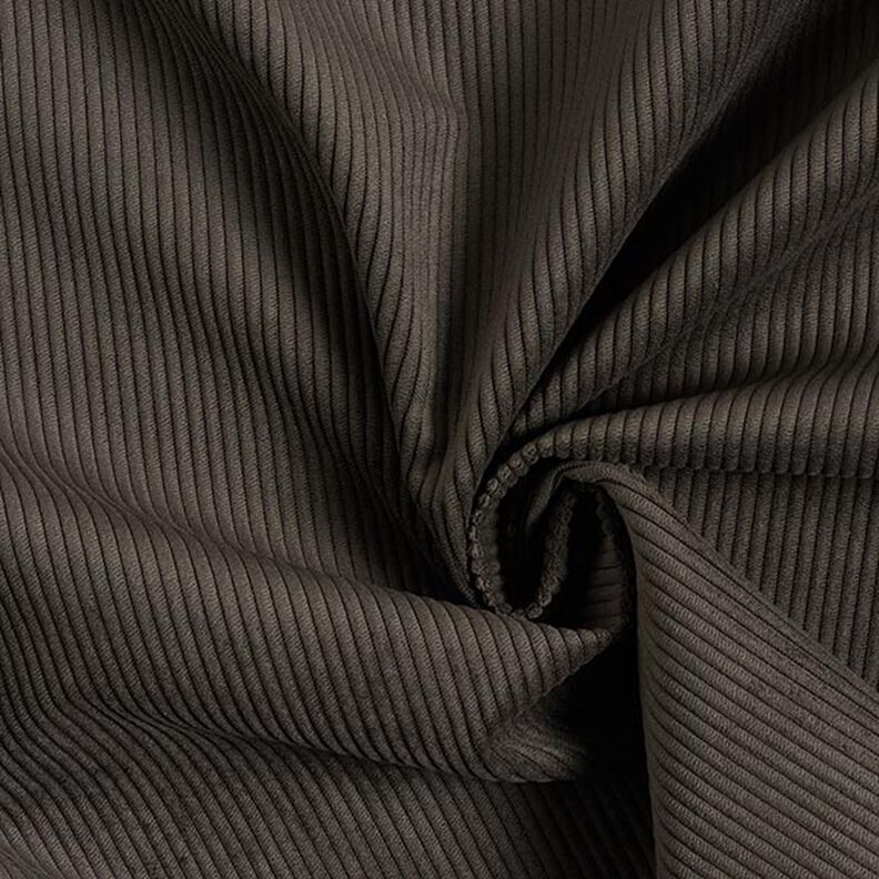 Tissu de revêtement aspect côtelé Fjord – anthracite, image number 1
