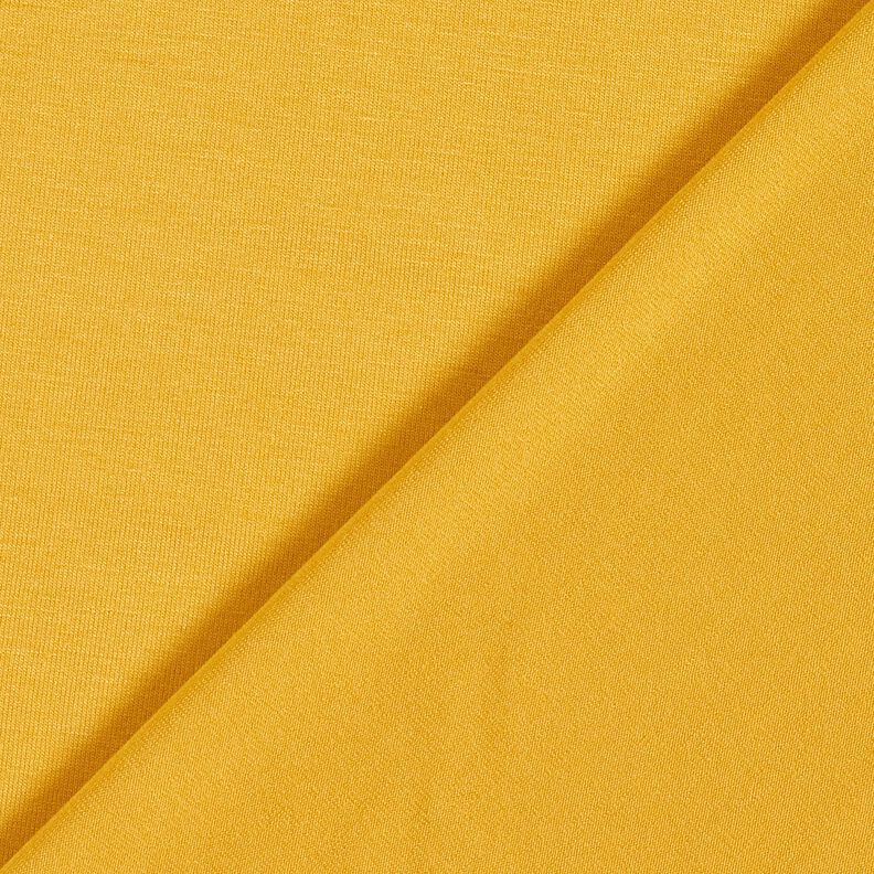Jersey d’été médium en viscose – jaune curry,  image number 3
