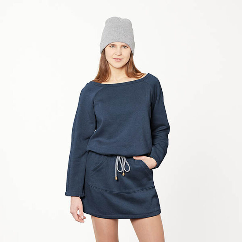 Sweatshirt gratté Premium – bleu noir,  image number 5