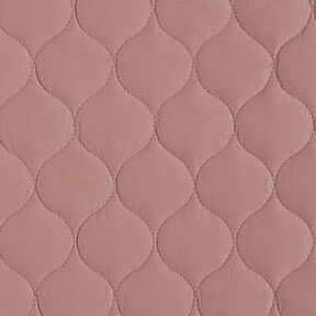 Tissu matelassé Motif de cercle – vieux rose, 