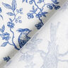 Tissu en coton Cretonne Oiseaux – bleu roi/écru,  thumbnail number 4