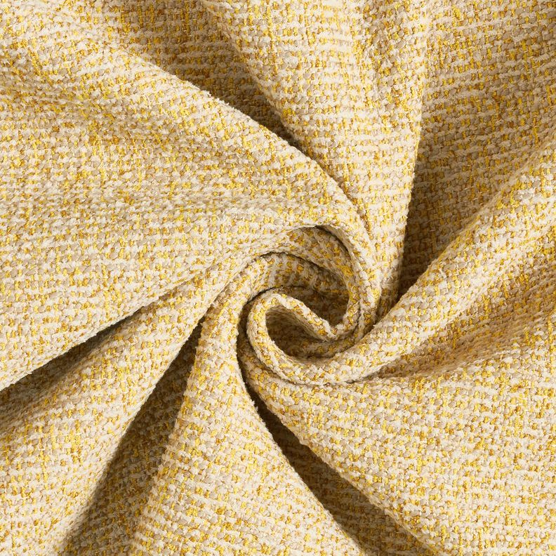 Tissu de revêtement tissé multicolore – jaune soleil/nature, image number 1