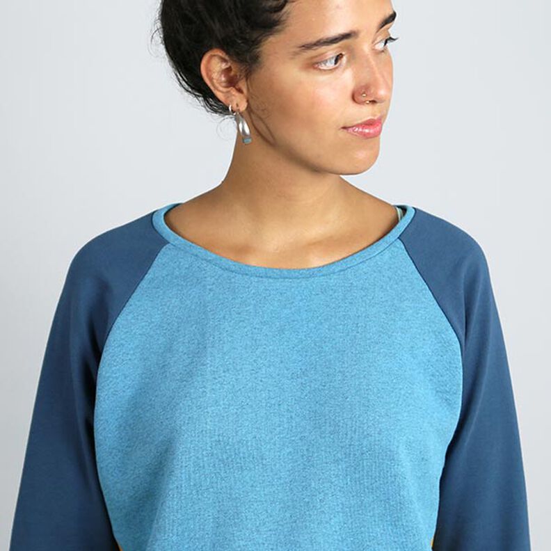 FRAU LILLE - Pull raglan avec coutures diagonales, Studio Schnittreif  | XS -  XXL,  image number 5