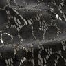 Dentelle lurex fleurs – noir/or métallisé,  thumbnail number 3