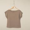 Jersey coton Medium uni – taupe | Reste 60cm,  thumbnail number 6