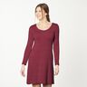 Bambou Jersey viscose Uni – rouge bordeaux,  thumbnail number 7