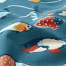 Tissu en coton Cretonne Banc de poissons – gris bleu,  thumbnail number 2