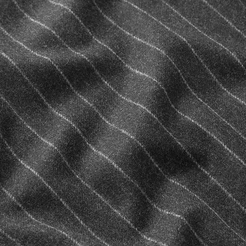 Tissu en laine Larges rayures – granit,  image number 2