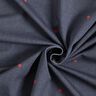 Jersey coton Cœurs en aspect jean Impression numérique – gris bleu/rouge feu,  thumbnail number 3