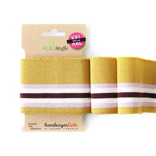 Bord-côtes Bio CUFF ME GLAM  [140 CM | 7,5 CM]  | Albstoffe | Hamburger Liebe, 