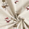 Tissu de décoration Semi-panama Pôle Nord – nature/rouge,  thumbnail number 3