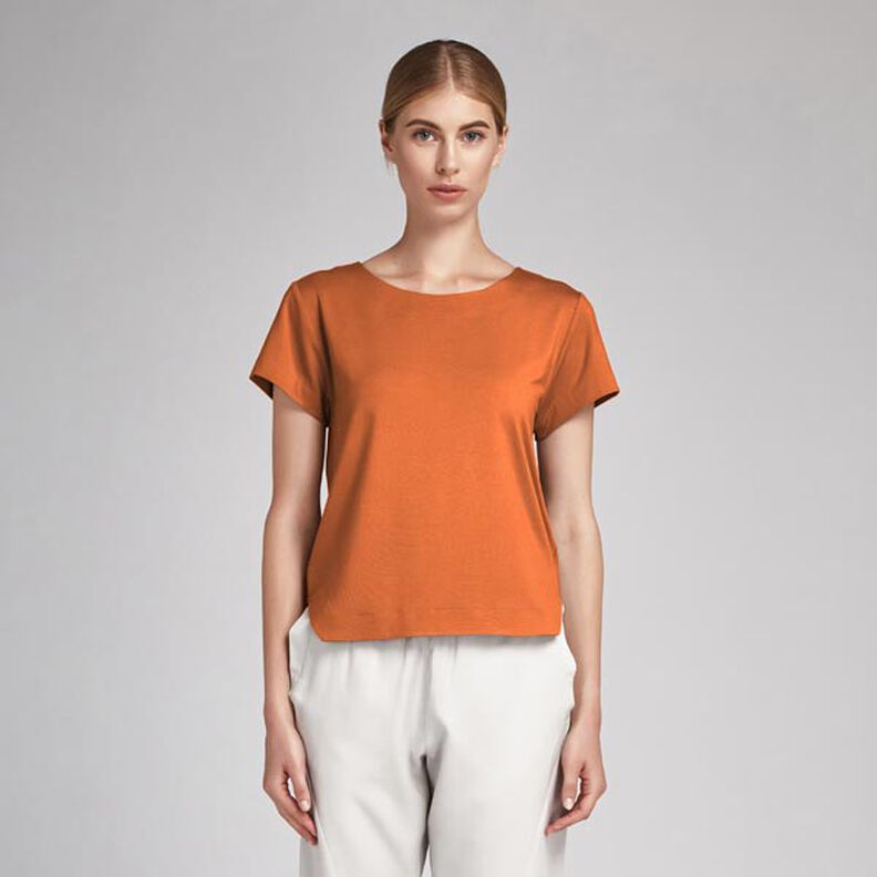 Popeline coton Uni – orange,  image number 6