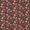 Tissu viscose Fleurs motif cachemire – anthracite/rouge feu,  thumbnail number 1