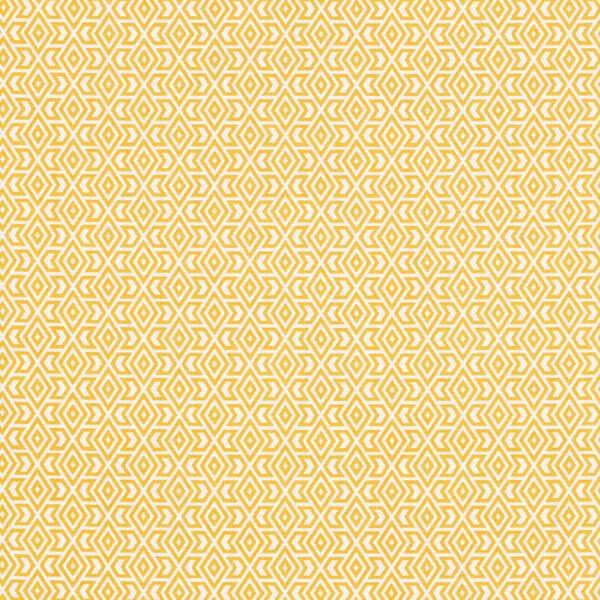 Tissu en coton Cretonne Formes graphiques – moutarde,  image number 1