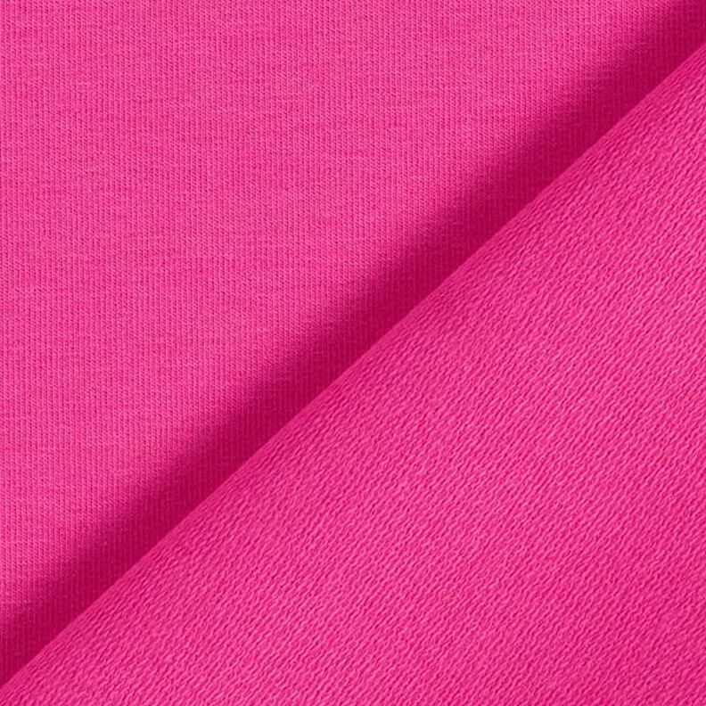 French Terry léger uni – rose intense,  image number 5