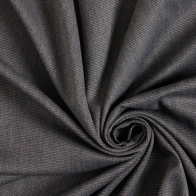 Tissu de pantalon stretch zigzag – argent/noir,  image number 3
