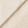 Tissu double gaze de coton Mélange lin Uni  – nature,  thumbnail number 3