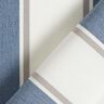 Tissu d’extérieur Canvas Rayures fines – écru/gris bleu,  thumbnail number 4