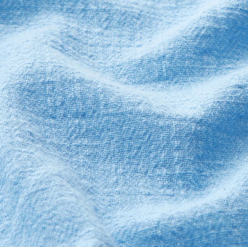 Tissu en coton aspect lin – bleu clair,  image number 2