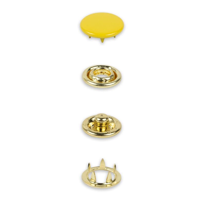 Boutons pression en jersey [12 mm] | Prym – jaune,  image number 2
