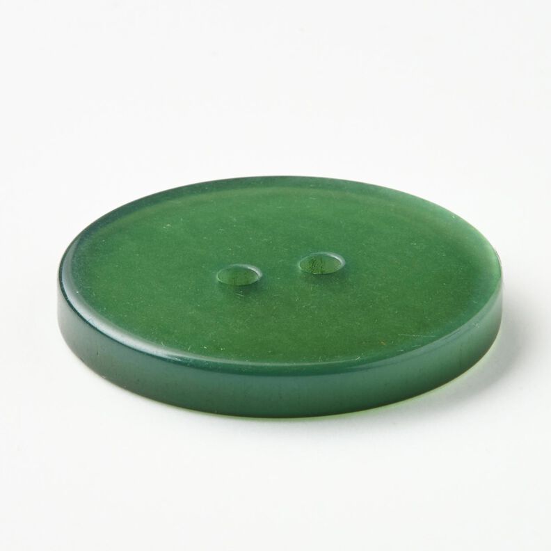 Bouton 2 trous brillant [Ø 25 mm] – vert sapin,  image number 3