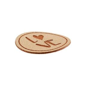 Pièce décorative Amour [ Ø 25 mm ] – marron, 