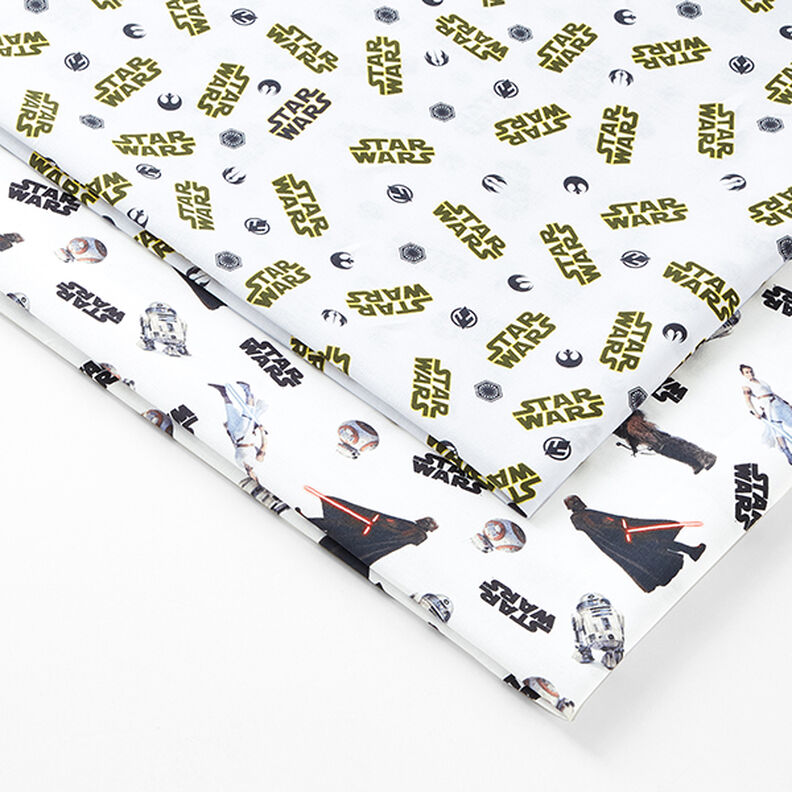 Cretonne Tissu sous licence Personnages | Star Wars – blanc,  image number 5