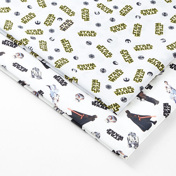 Cretonne Tissu sous licence Personnages | Star Wars – blanc,  image number 5