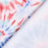 Tissus pour maillot de bain Batik mandala – blanc/chili,  thumbnail number 4