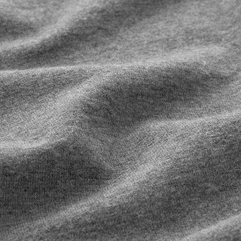 Jersey coton Medium chiné – gris foncé,  image number 4
